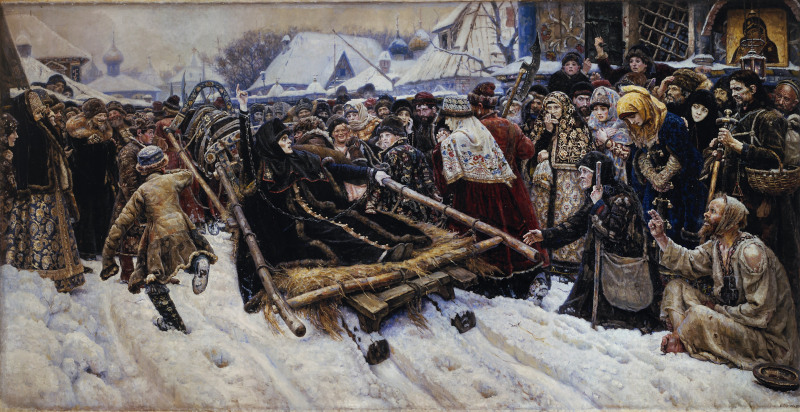 Boyarina Morozova by Vasily Surikov